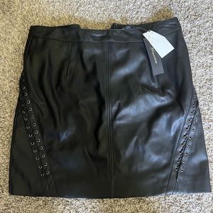 NWT faux leather skirt 🖤